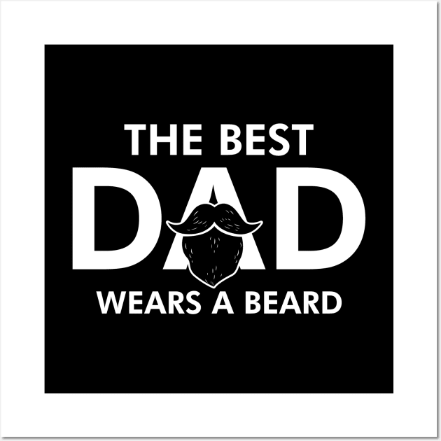 The Best Bearded Dad Wall Art by Originals by Boggs Nicolas